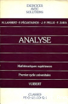 Exercices et problème d'analyse Corrigés et commentés vignette