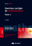 Exercices corrigés de mathématiques vignette