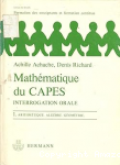 Mathématiques du CAPES vignette